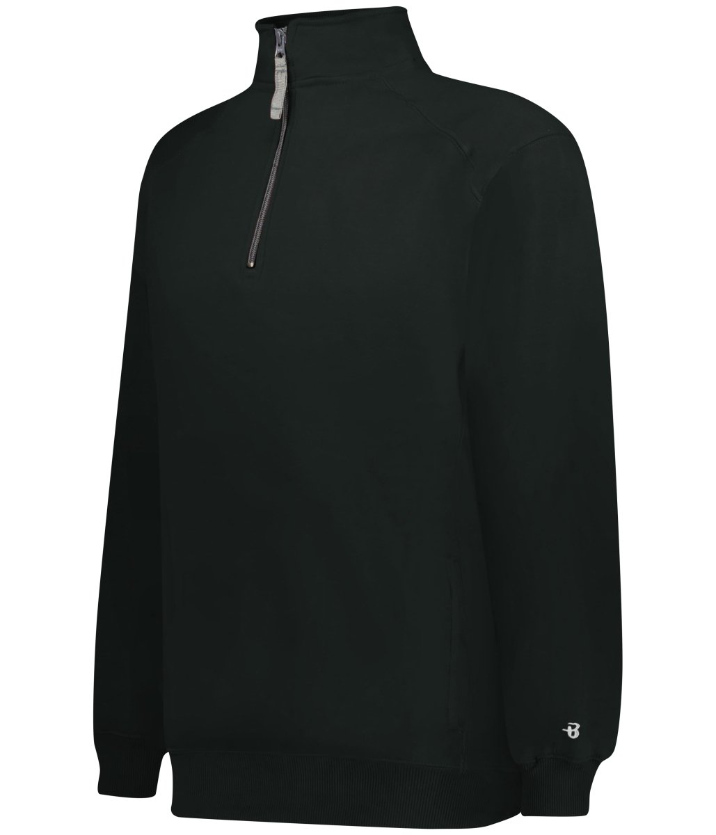 Augusta Sportswear 1/4 ZIP FLEECE PULLOVER 128600 BLACK S