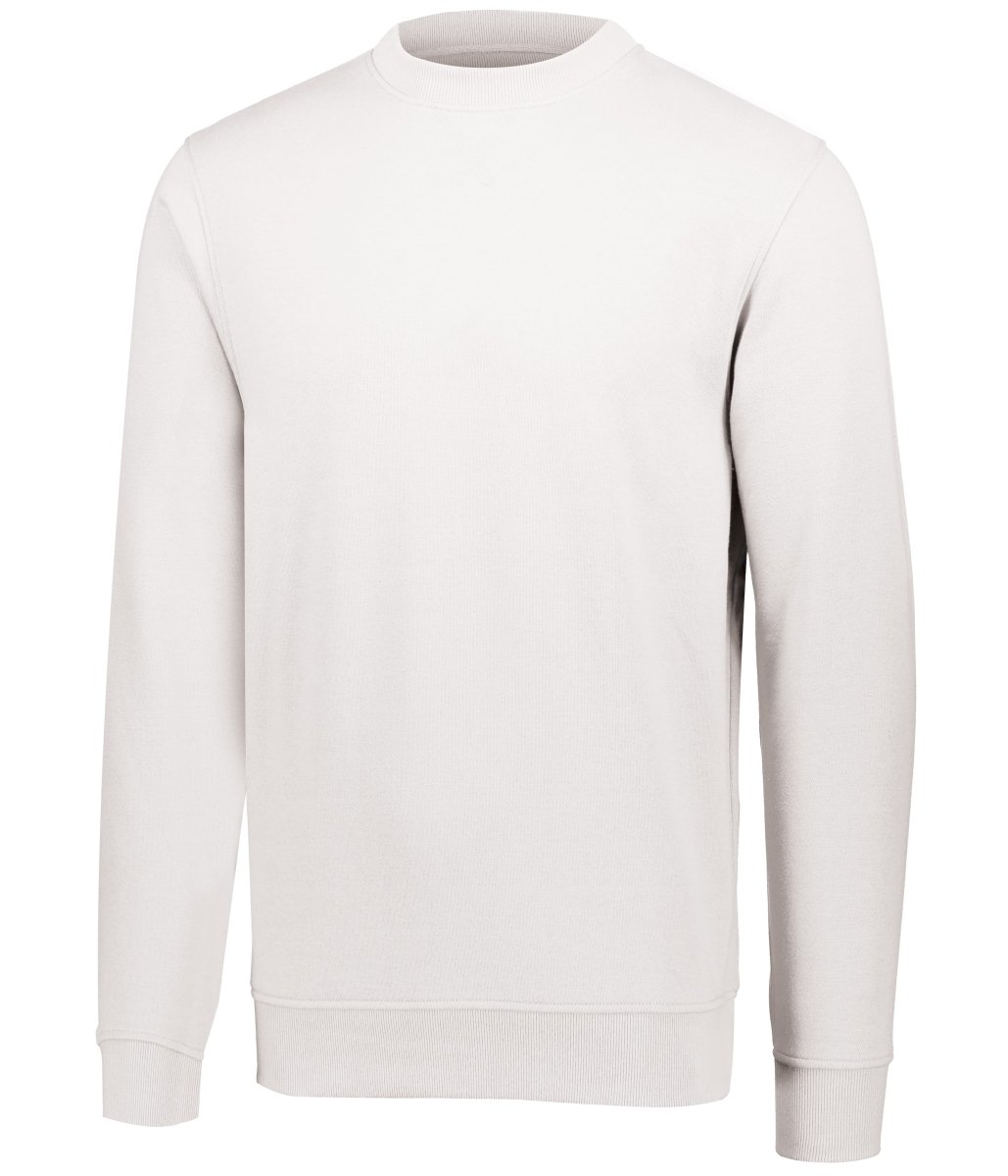 Augusta Sportswear 60/40 Fleece Crewneck Sweatshirt 5416 WHITE S