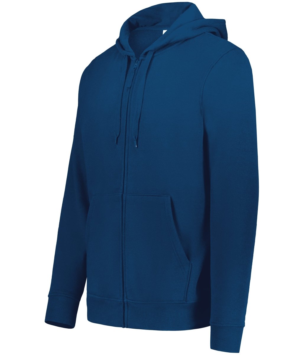 Augusta Sportswear 60/40 Fleece Full Zip Hoodie 5418 NAVY S