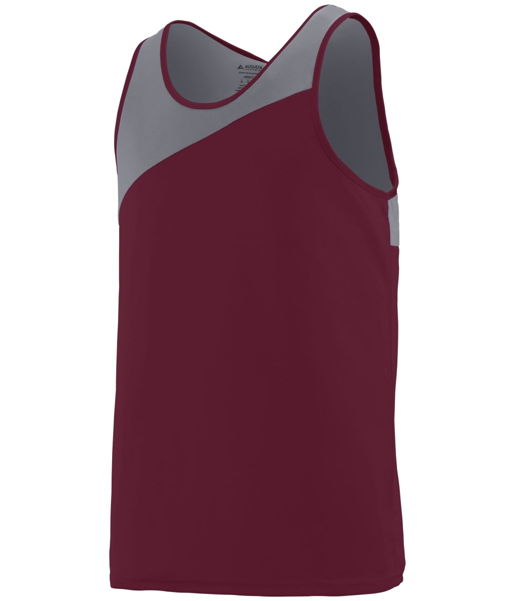 Augusta Sportswear Accelerate Jersey 352 MAROON/GRAPHITE S