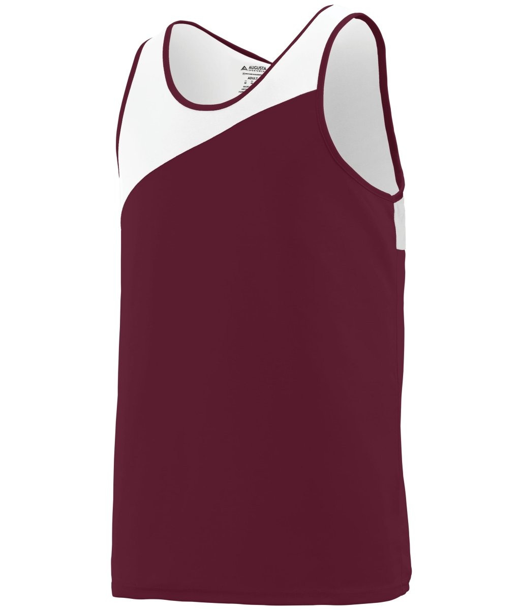 Augusta Sportswear Accelerate Jersey 352 MAROON/WHITE S