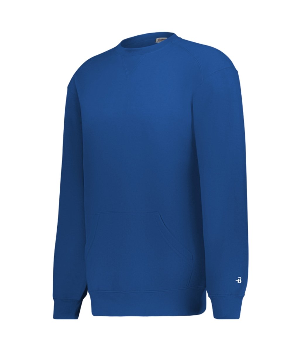 Augusta Sportswear Athletic Fleece Pocket Crew 125200 ROYAL (BA) S
