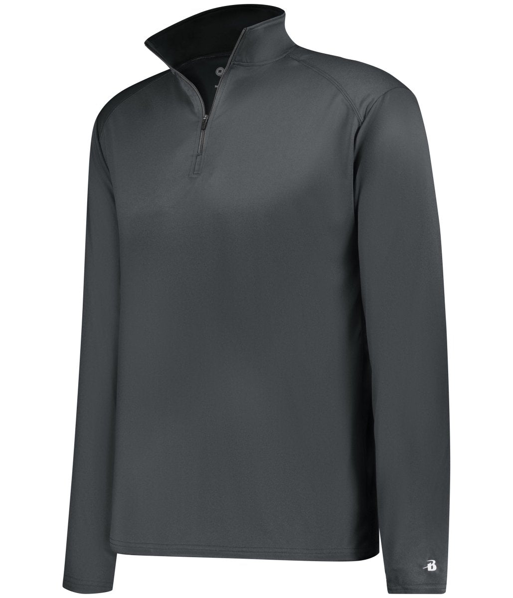 Augusta Sportswear B - CORE 1/4 ZIP PULLOVER 410200 GRAPHITE/BLACK (BA) S