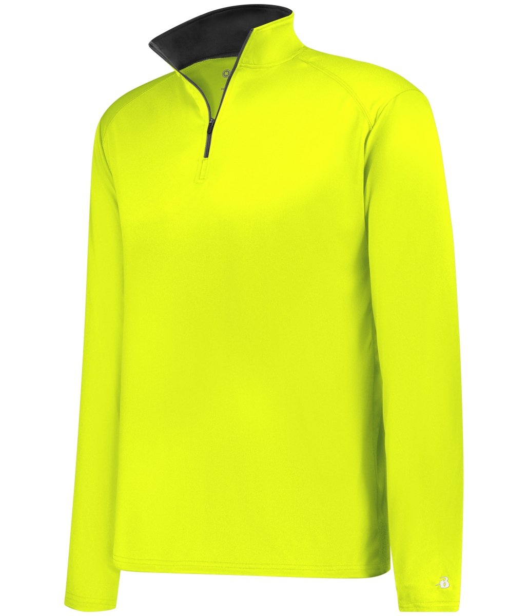 Augusta Sportswear B - CORE 1/4 ZIP PULLOVER 410200 SAFETY YELLOW/GRAPH (BA) S