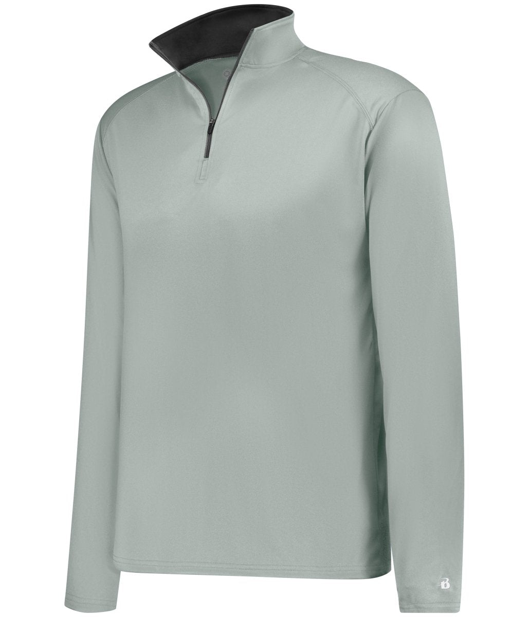 Augusta Sportswear B - CORE 1/4 ZIP PULLOVER 410200 SILVER/GRAPHITE (BA) S