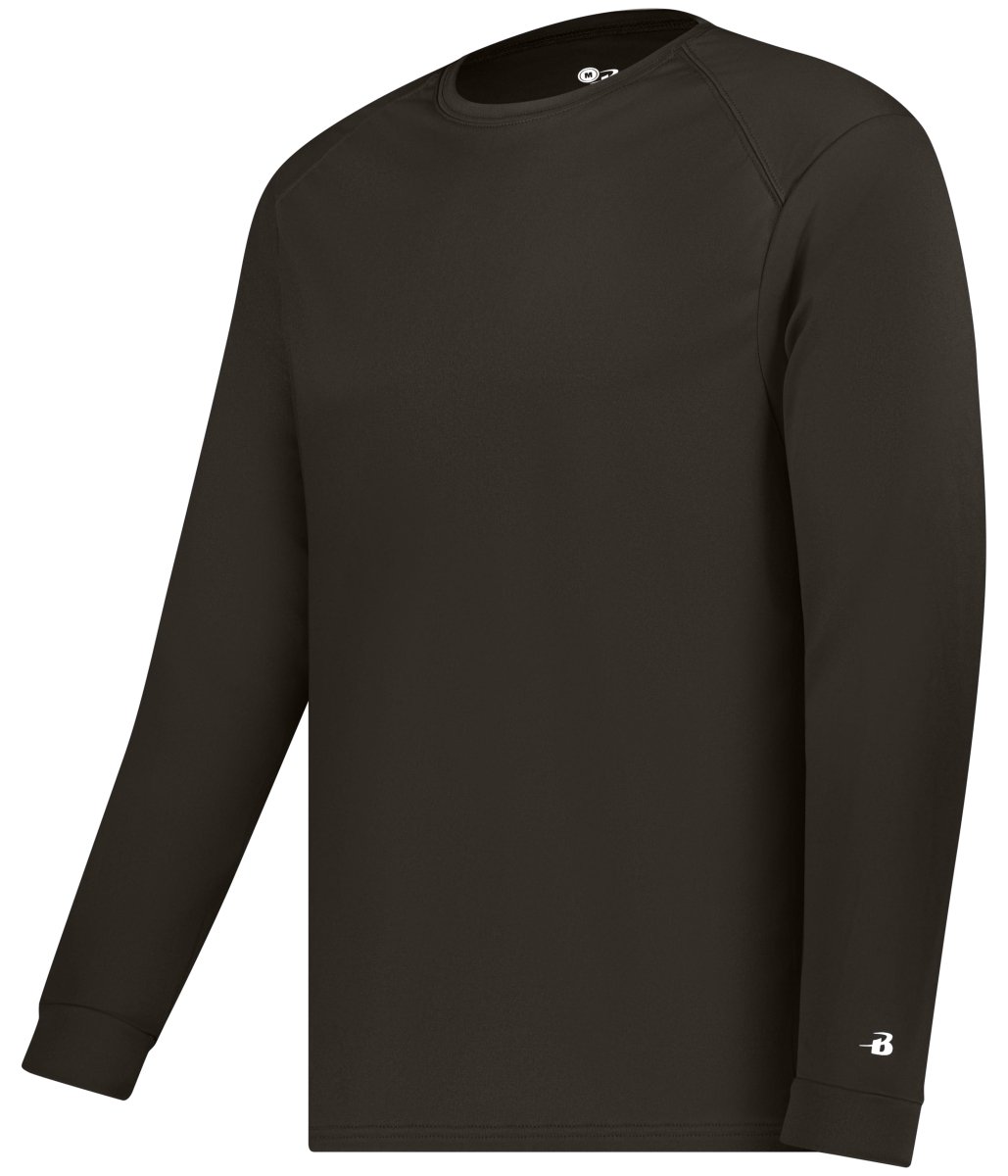 Augusta Sportswear B - CORE LONG SLEEVE TEE 410400 BROWN S