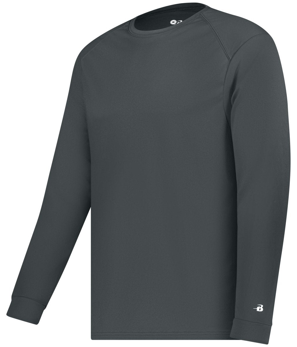 Augusta Sportswear B - CORE LONG SLEEVE TEE 410400 GRAPHITE (BA) S