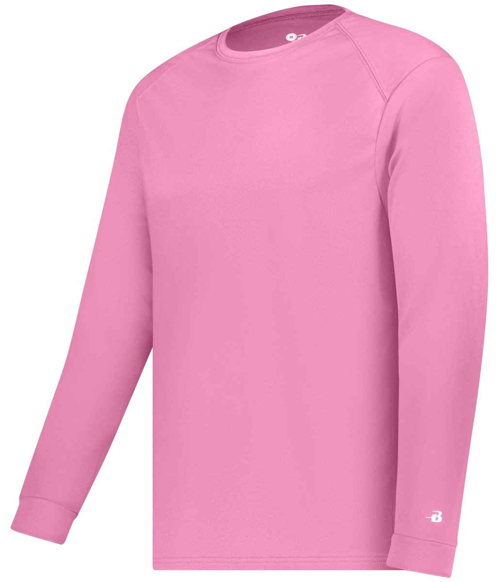 Augusta Sportswear B - CORE LONG SLEEVE TEE 410400 PINK S