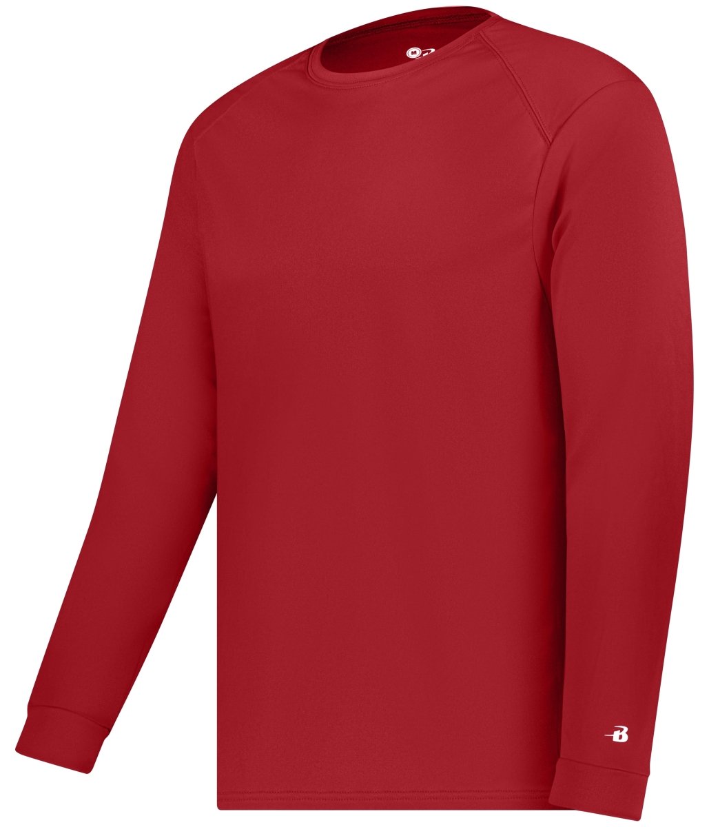 Augusta Sportswear B - CORE LONG SLEEVE TEE 410400 RED (BA) S