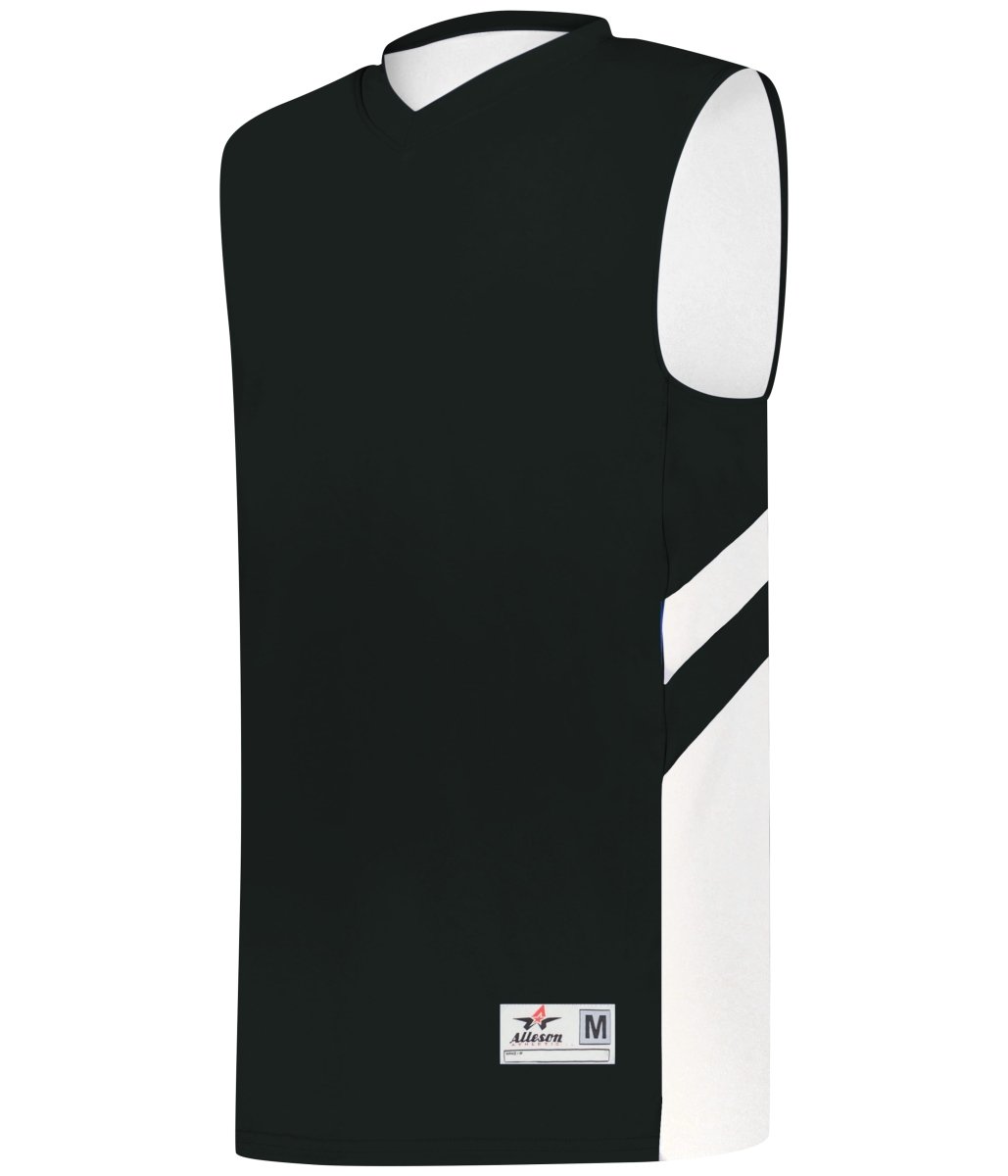 Augusta Sportswear B - PIVOT REVERSIBLE BASKETBALL JERSEY - Augusta Sportswear 856600 BLACK/WHITE (BA) S