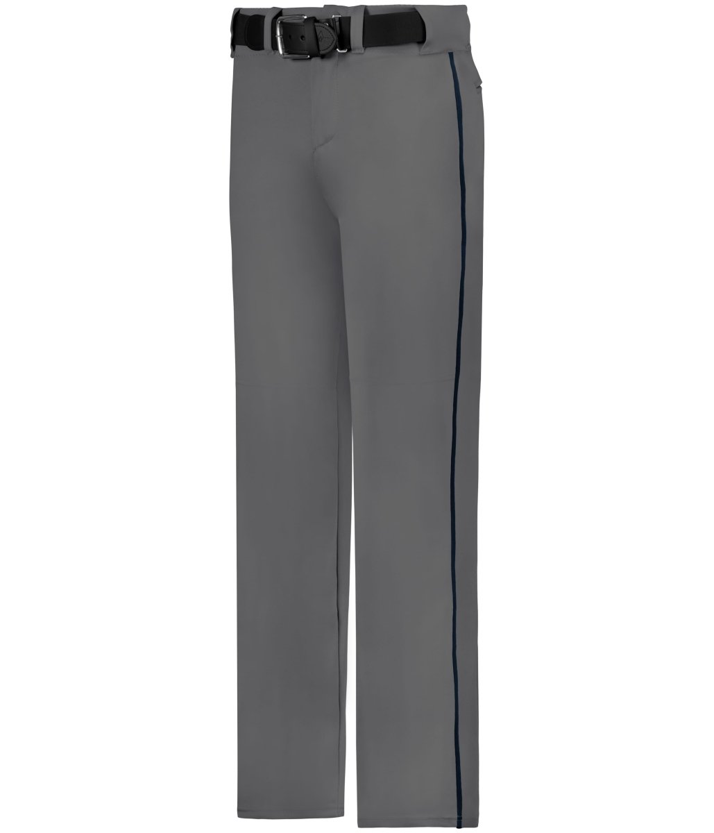 Augusta Sportswear BASEBALL PANT WITH BRAID 605WLB CHARCOAL SOLID/NAVY (BA) S
