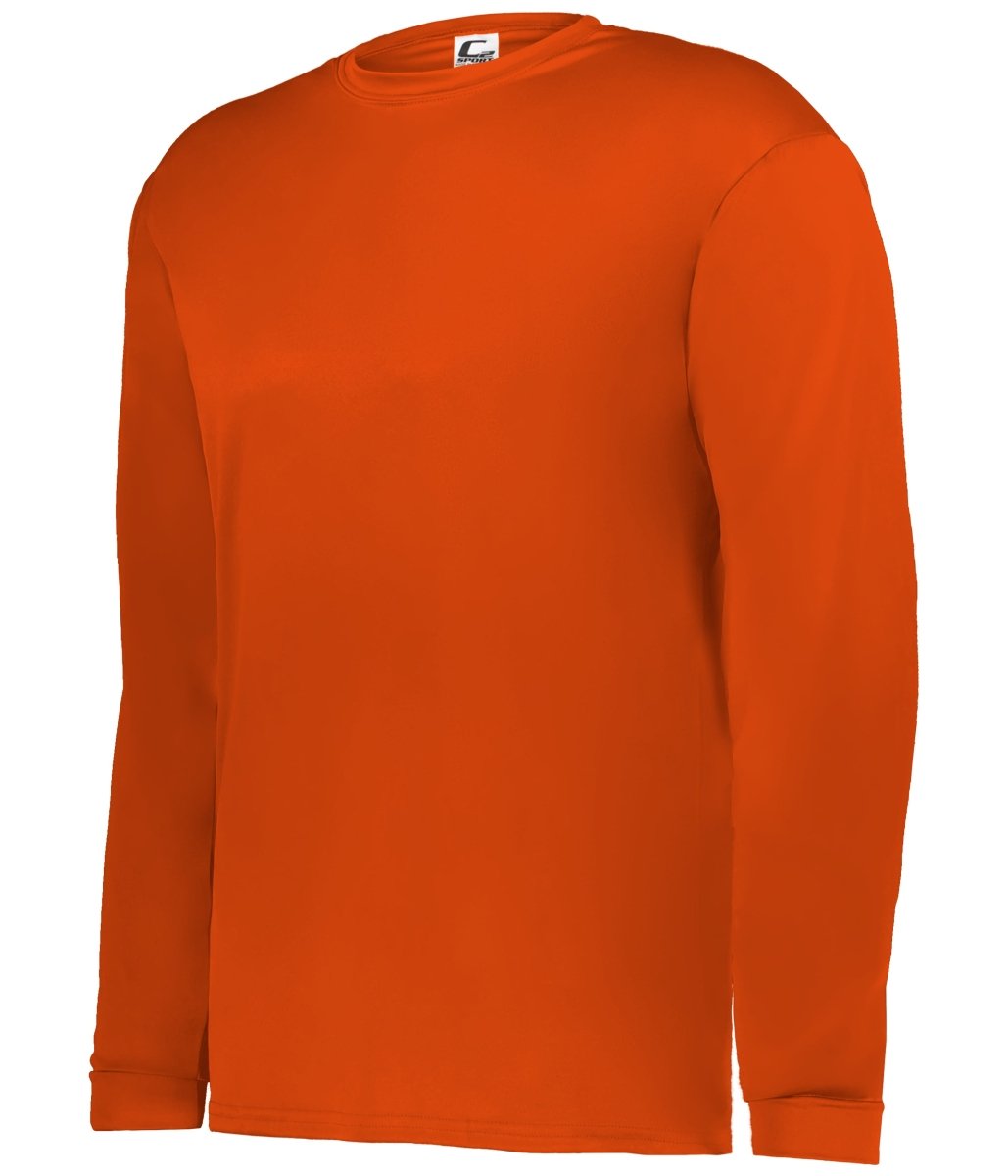 Augusta Sportswear C2 LONG SLEEVE TEE 510400 BURNT ORANGE (BA) S