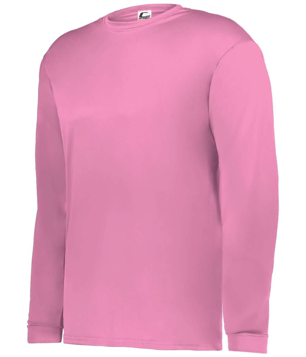 Augusta Sportswear C2 LONG SLEEVE TEE 510400 PINK S