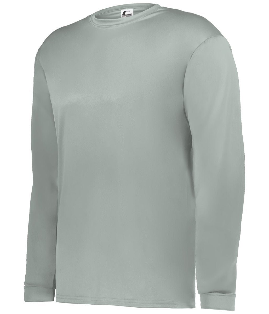 Augusta Sportswear C2 LONG SLEEVE TEE 510400 SILVER (BA) S