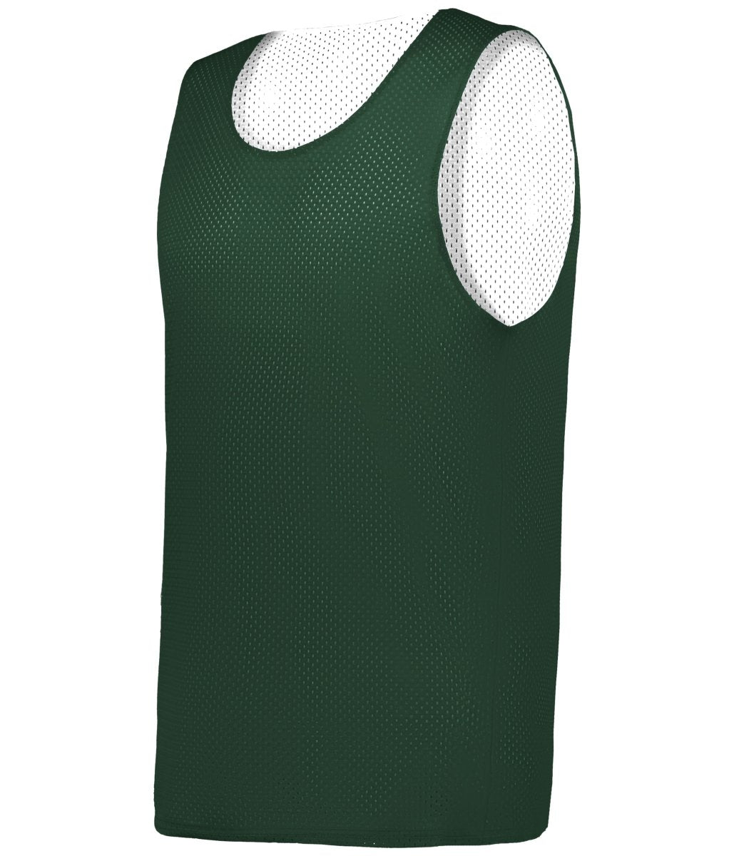 Augusta Sportswear C2 MESH REVERSIBLE BASKETBALL JERSEY 572900 FOREST/WHITE (BA) S