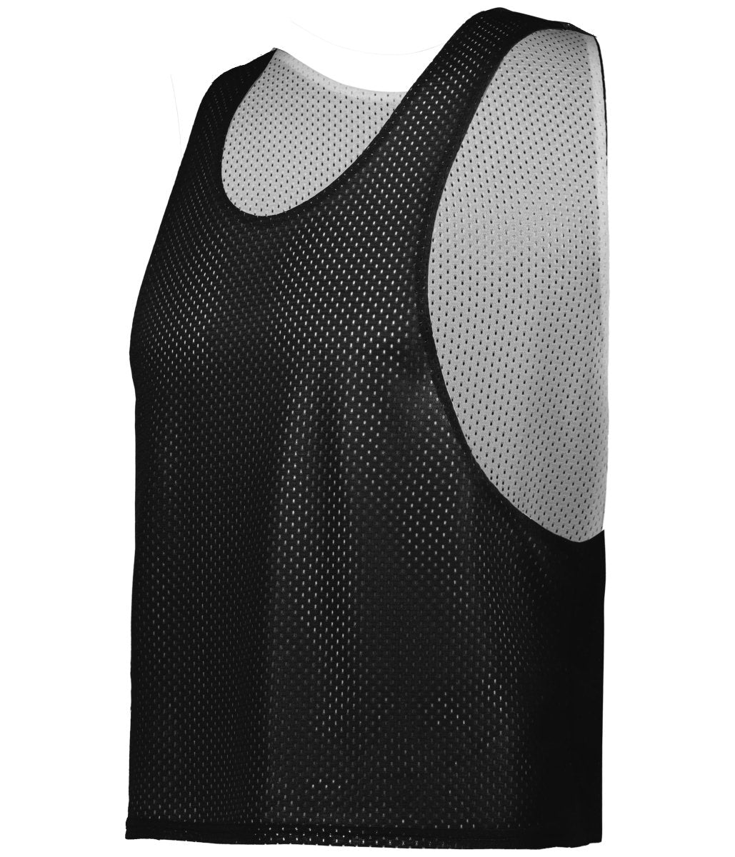 Augusta Sportswear C2 REVERSIBLE MESH LACROSSE PINNIE 576000 BLACK/WHITE (BA) 2XL/3XL