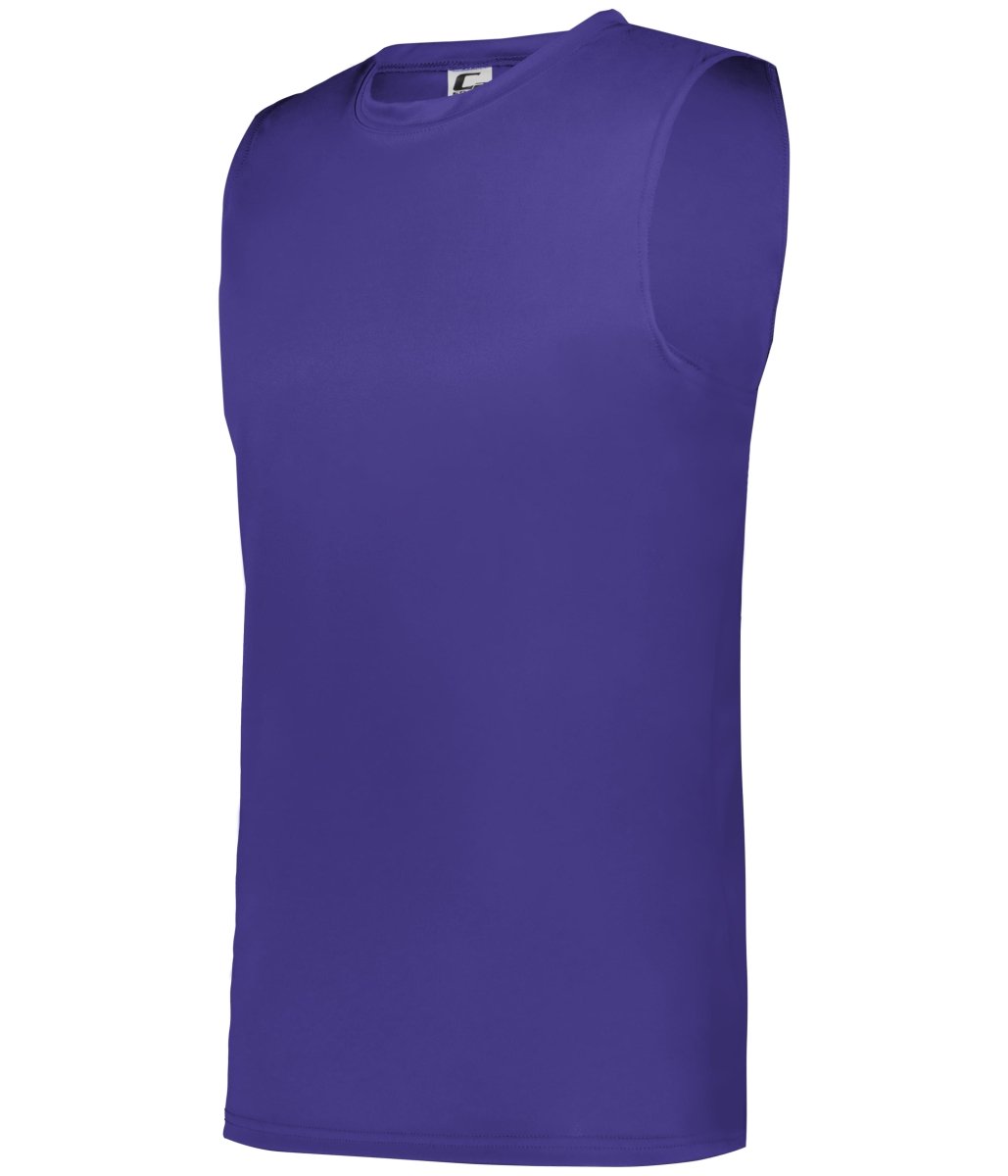 Augusta Sportswear C2 SLEEVELESS TEE 513000 PURPLE (BA) S