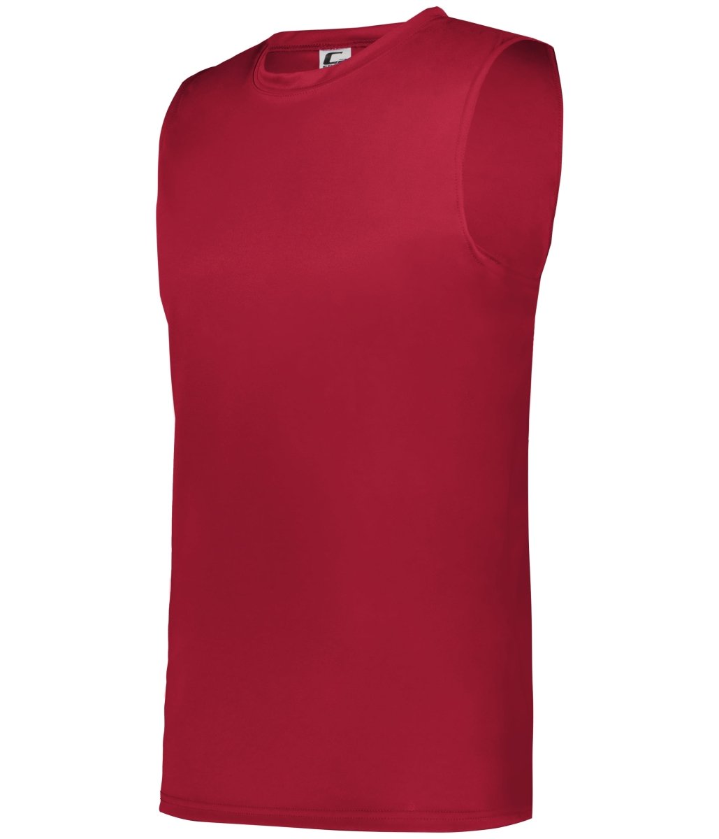 Augusta Sportswear C2 SLEEVELESS TEE 513000 RED (BA) S
