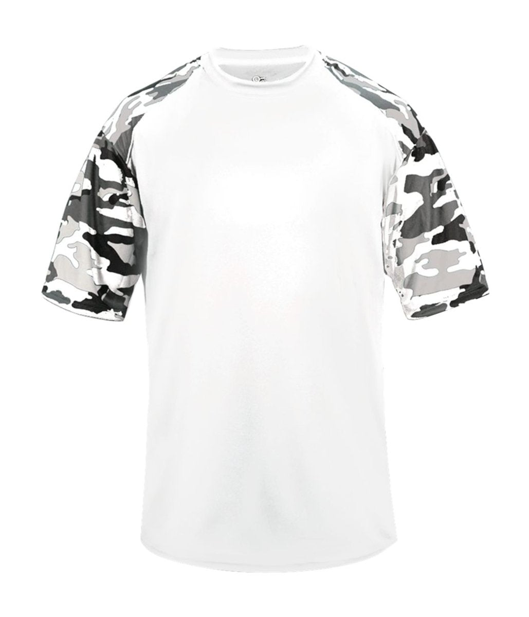 Augusta Sportswear CAMO SPORT TEE 414100 WHITE/WHITE CAMO (BA) S