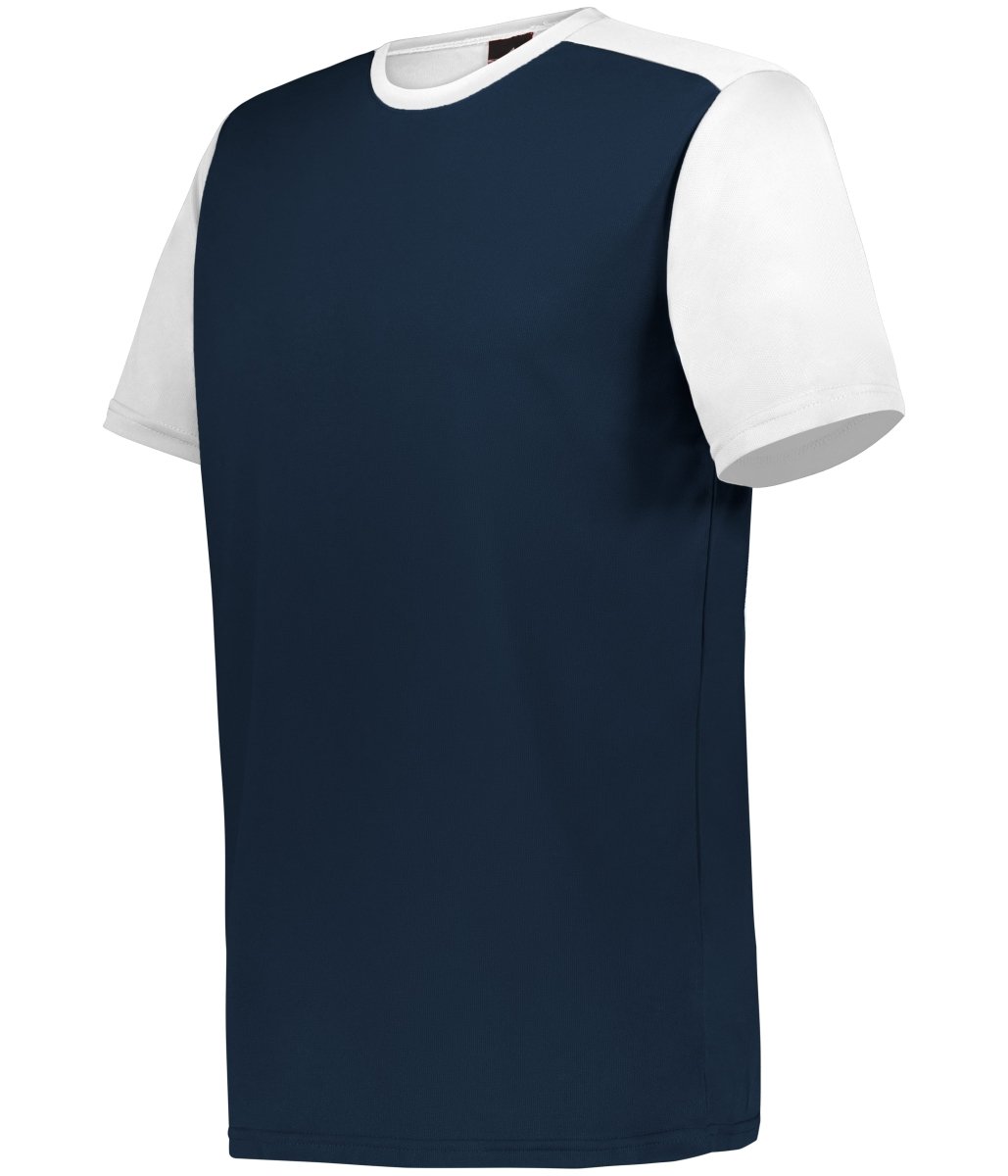 Augusta Sportswear CREW NECK BASEBALL JERSEY 532CJ NAVY/WHITE (BA) S