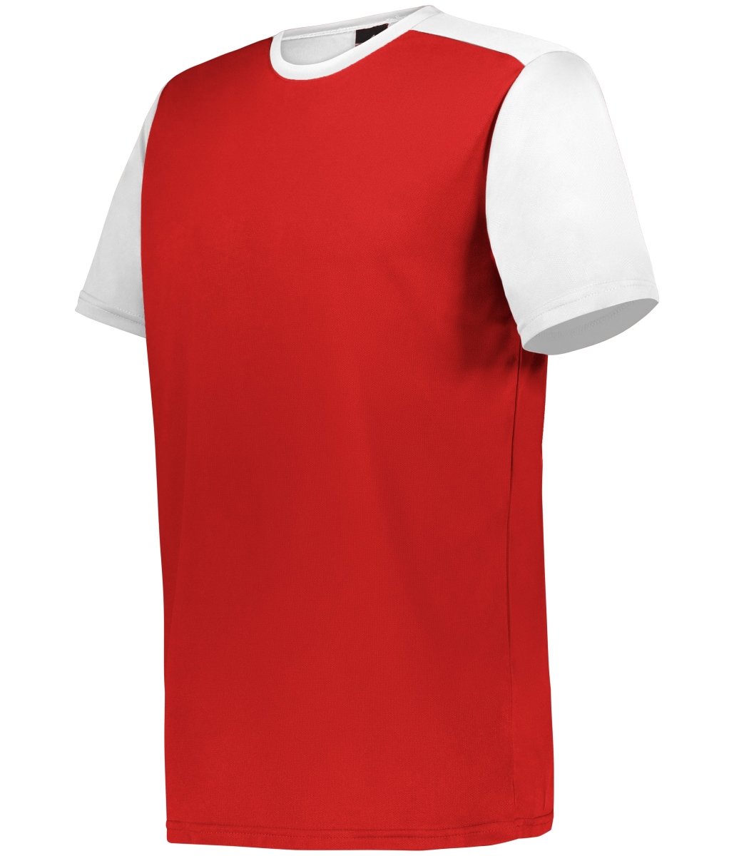 Augusta Sportswear CREW NECK BASEBALL JERSEY 532CJ RED/WHITE (BA) S