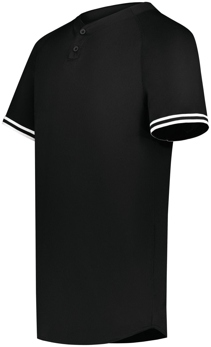Augusta Sportswear Cutter+ Henley Jersey 6905 BLACK/WHITE S
