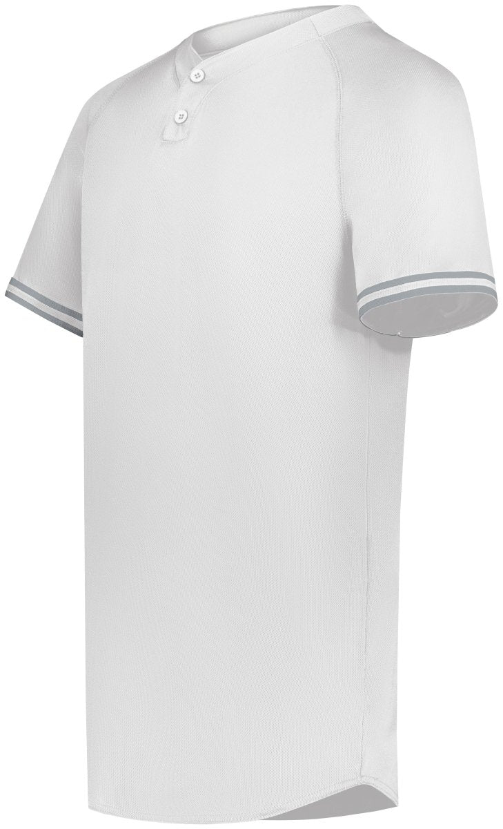 Augusta Sportswear Cutter+ Henley Jersey 6905 WHITE/SILVER S