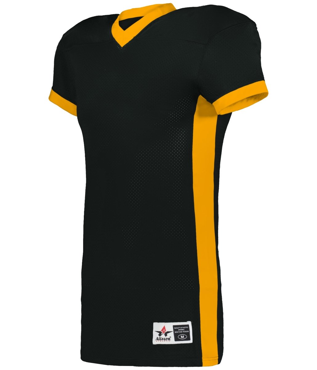 Augusta Sportswear ELUSIVE FOOTBALL JERSEY - Augusta Sportswear 750E BLACK/GOLD (BA) S