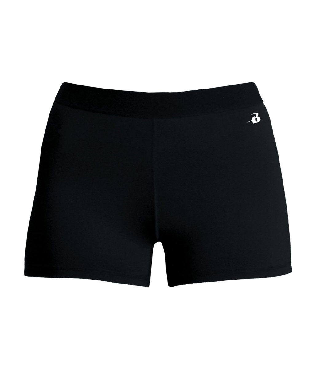 Augusta Sportswear GIRLS COMPRESSION SHORTS 262900 BLACK S