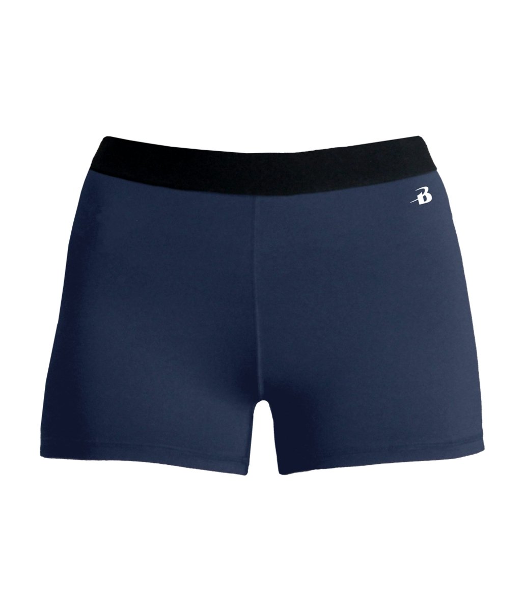 Augusta Sportswear GIRLS COMPRESSION SHORTS 262900 NAVY (BA) S