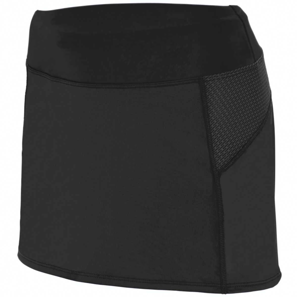 Augusta Sportswear Girls Femfit Skort 2421 BLACK/GRAPHITE S