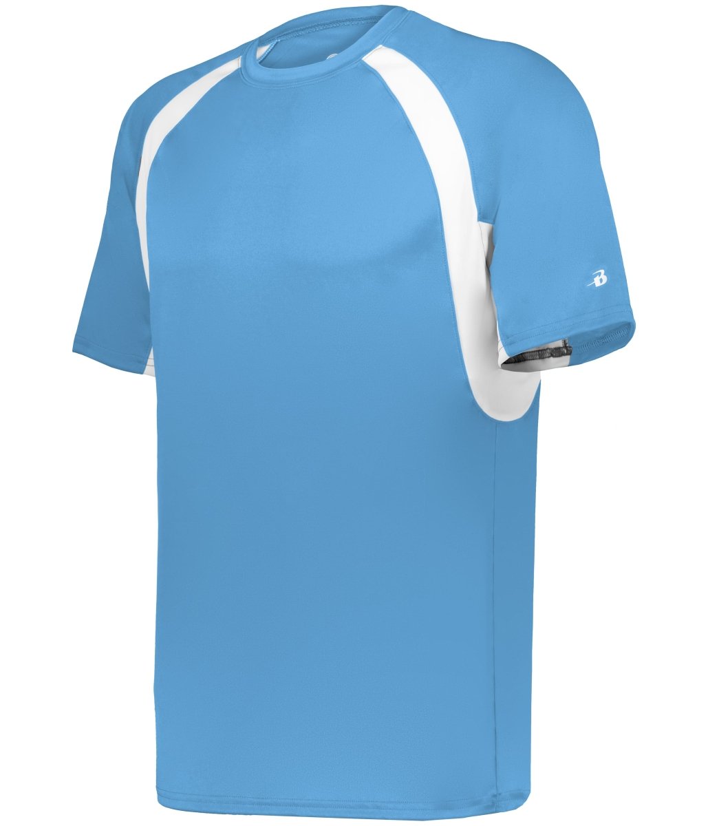 Augusta Sportswear HOOK TEE 414400 COLUMBIA BLUE/WHITE (BA) S