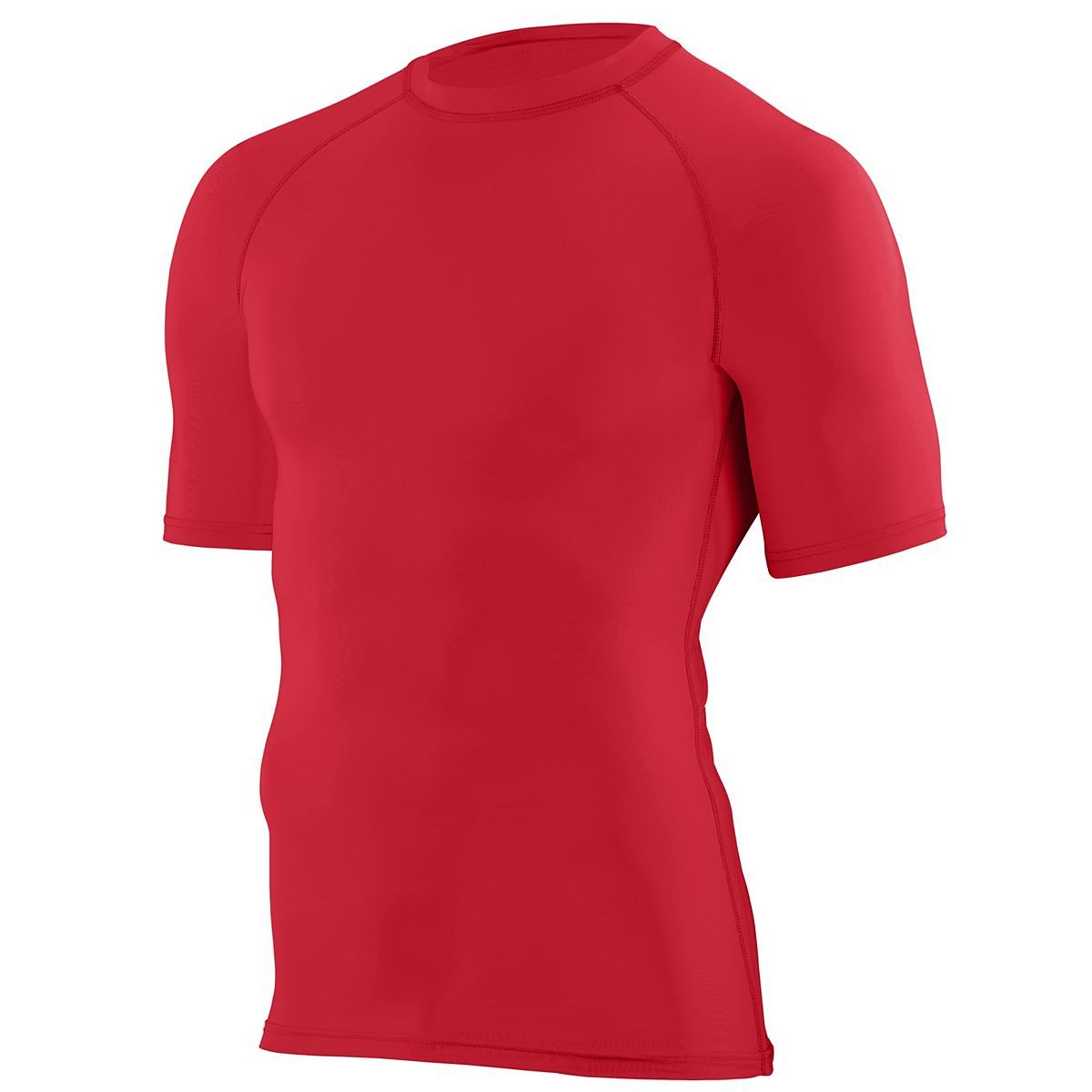 Augusta Sportswear Hyperform Compression Short Sleeve Tee 2600 RED S