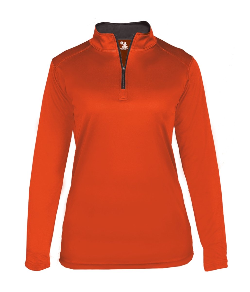Augusta Sportswear LADIES B - CORE 1/4 ZIP PULLOVER 410300 BT. ORANGE/GRAPHITE (BA) S