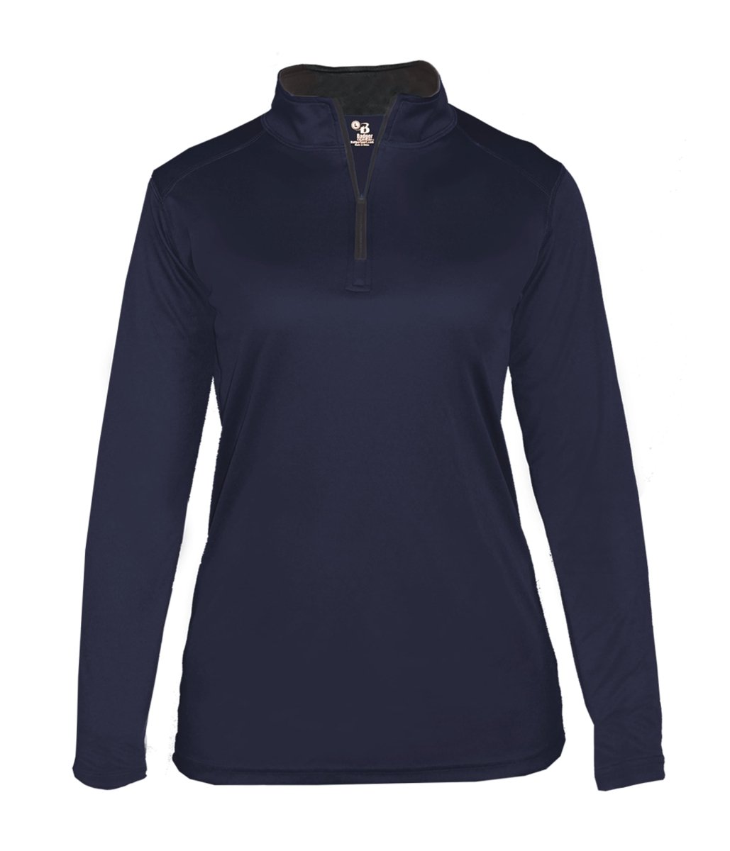 Augusta Sportswear LADIES B - CORE 1/4 ZIP PULLOVER 410300 NAVY/GRAPHITE (BA) S