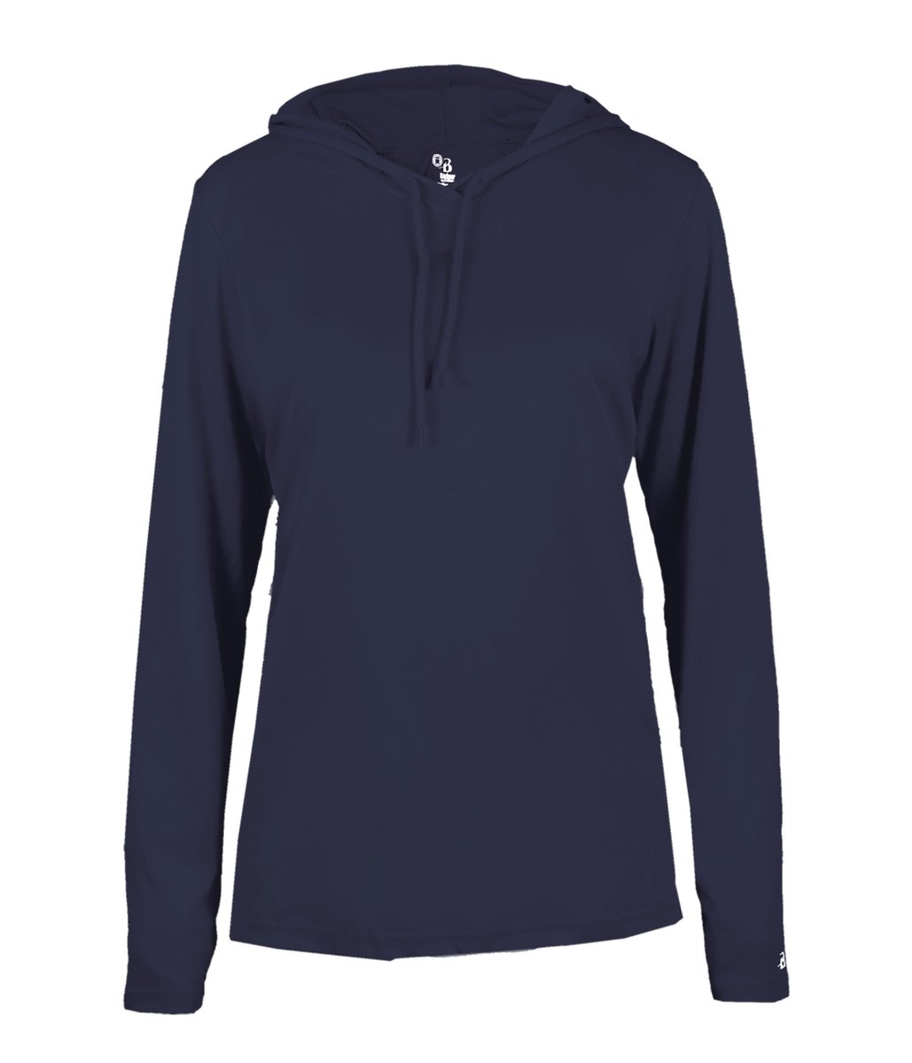 Augusta Sportswear LADIES B - CORE LONG SLEEVE HOODIE 416500 NAVY (BA) S