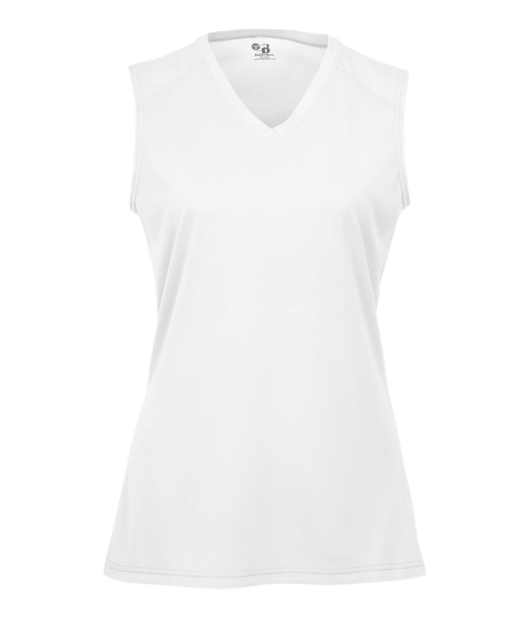 Augusta Sportswear LADIES B - CORE SLEEVELESS TEE 416300 WHITE S