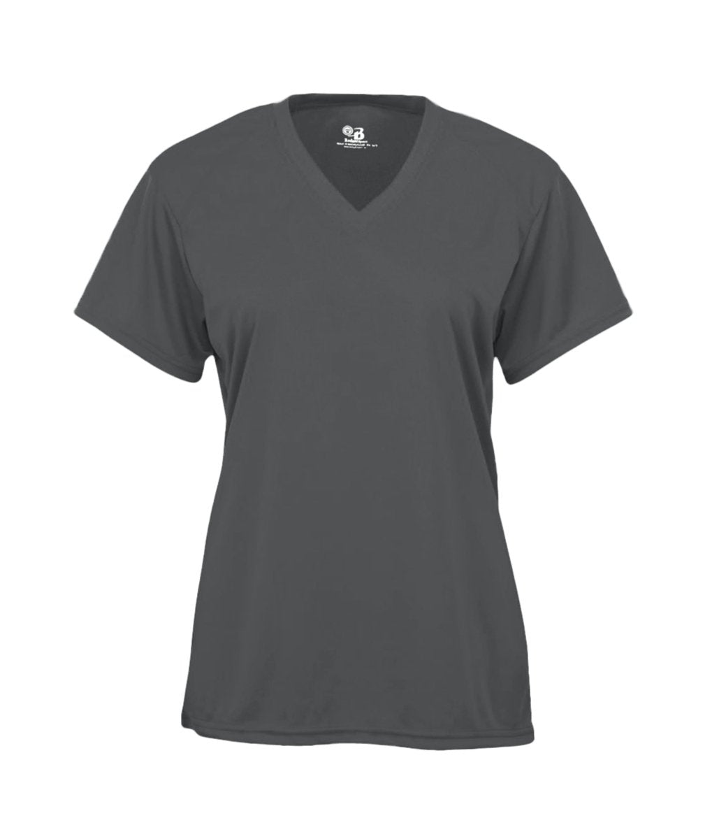 Augusta Sportswear LADIES B - CORE V - NECK TEE 416200 GRAPHITE (BA) S