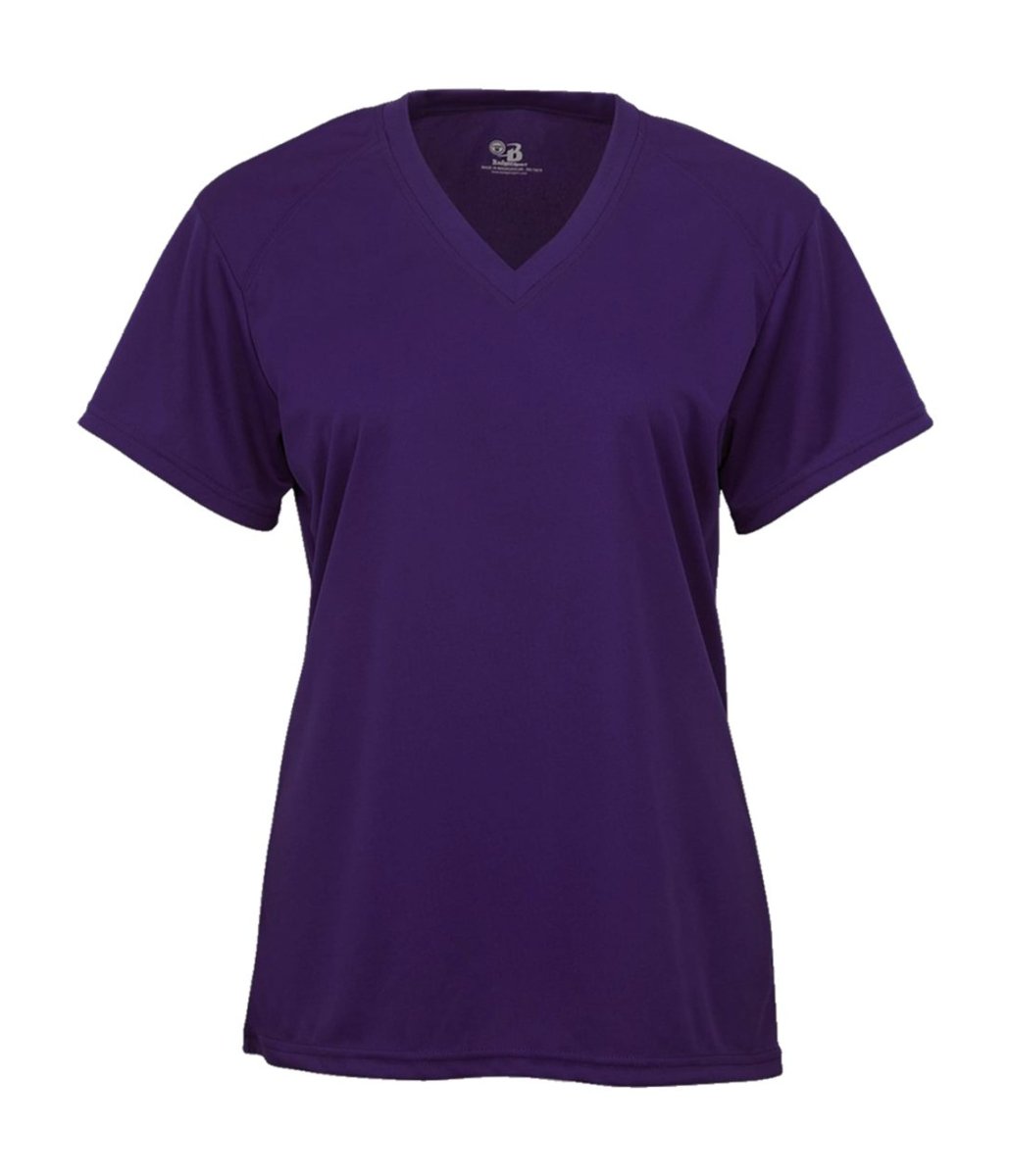 Augusta Sportswear LADIES B - CORE V - NECK TEE 416200 PURPLE (BA) S