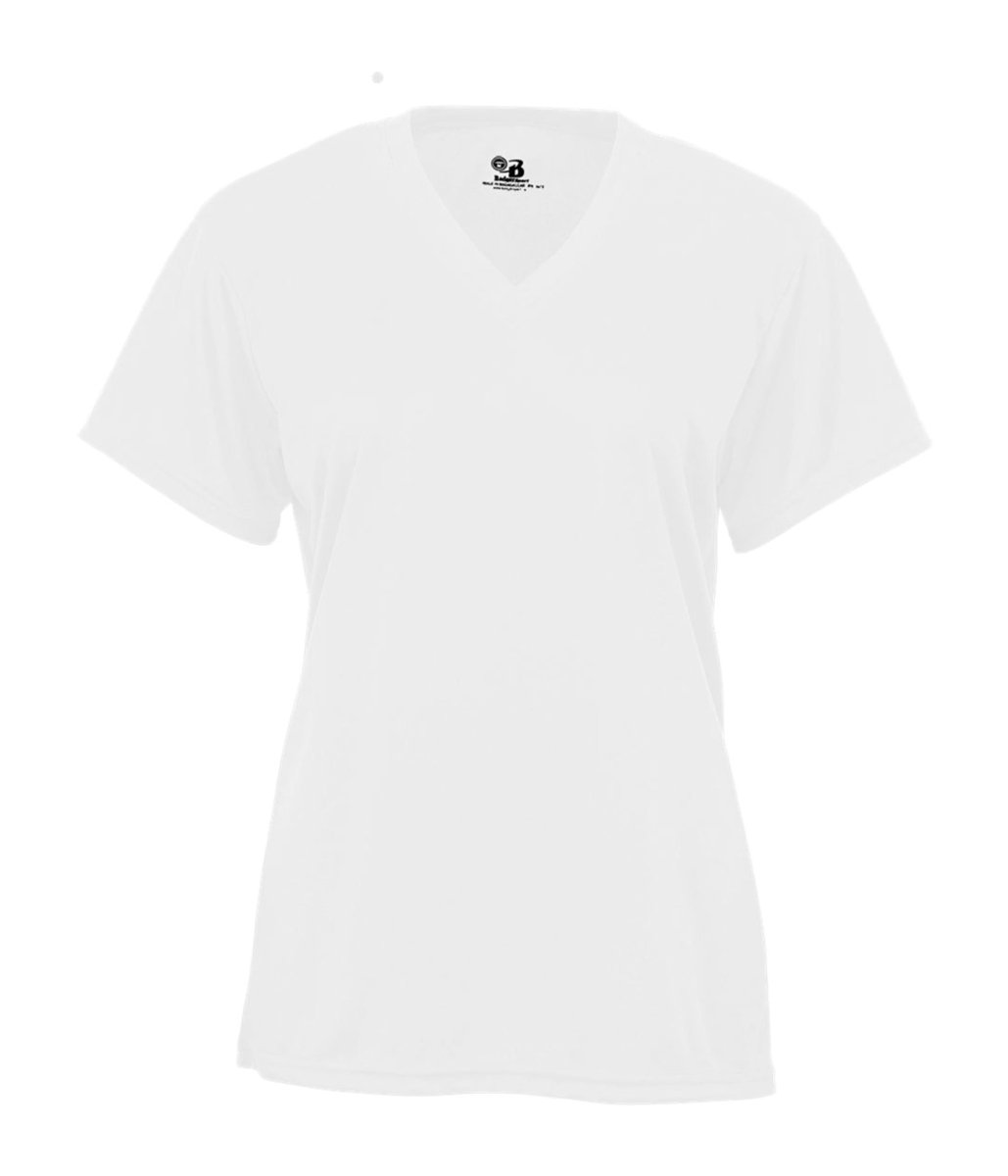 Augusta Sportswear LADIES B - CORE V - NECK TEE 416200 WHITE S