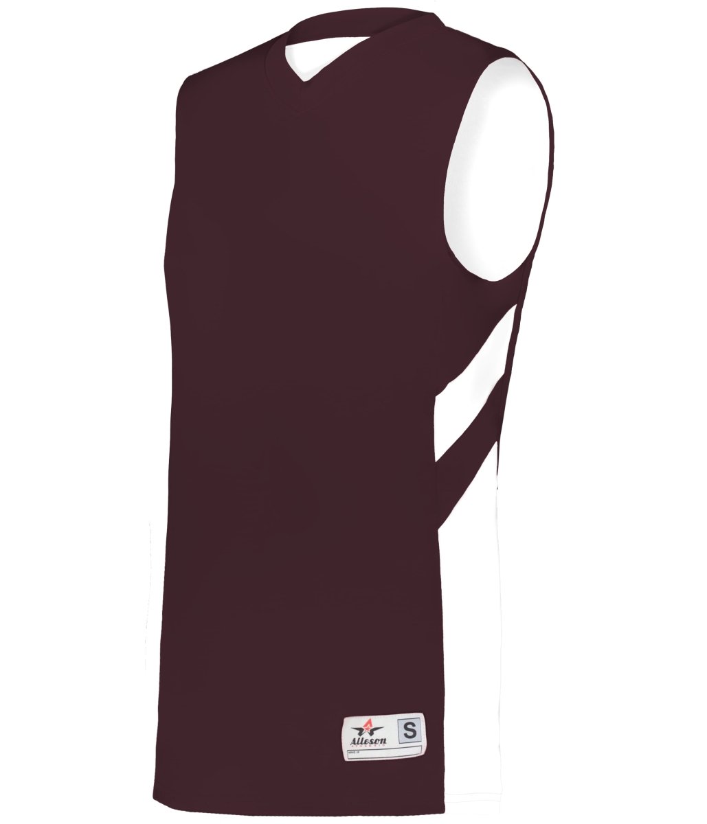 Augusta Sportswear LADIES B - PIVOT REVERSIBLE BASKETBALL JERSEY - Augusta Sportswear 896600 MAROON/WHITE (BA) S