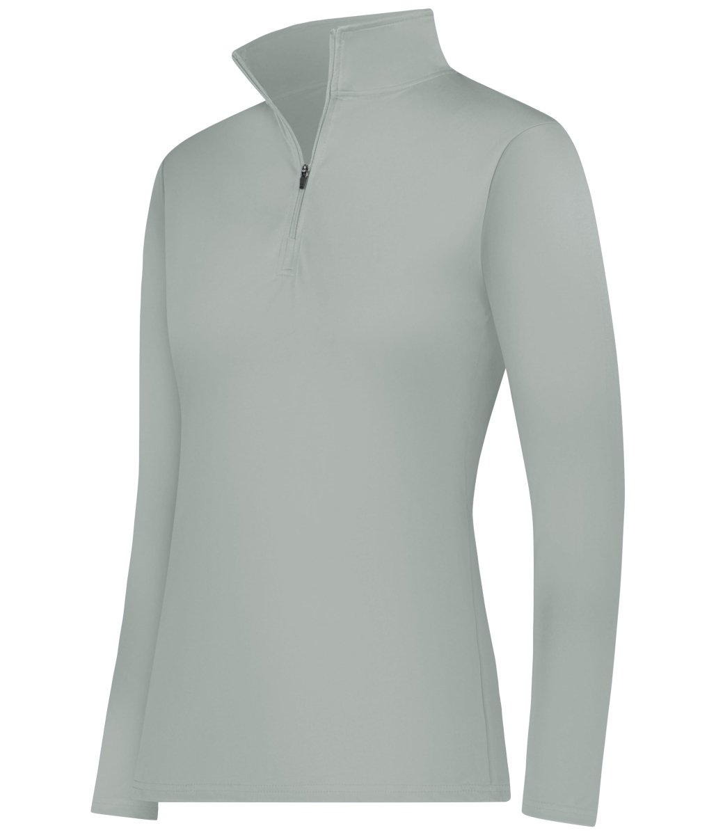 Augusta Sportswear LADIES C2 1/4 ZIP PULLOVER 560200 SILVER (BA) S