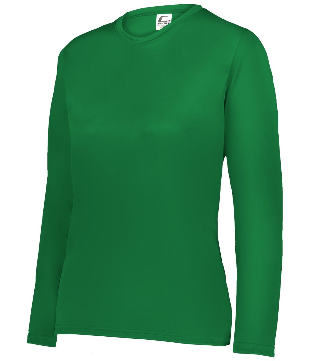 Augusta Sportswear LADIES C2 LONG SLEEVE TEE 560400 KELLY S