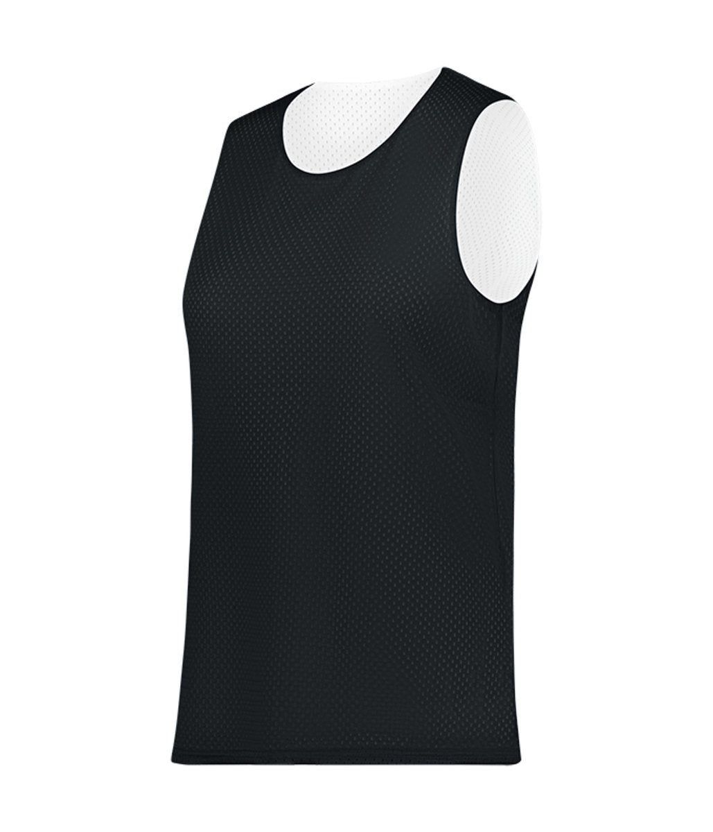 Augusta Sportswear LADIES C2 MESH REVERSIBLE BASKETBALL JERSEY 567800 BLACK/WHITE (BA) S