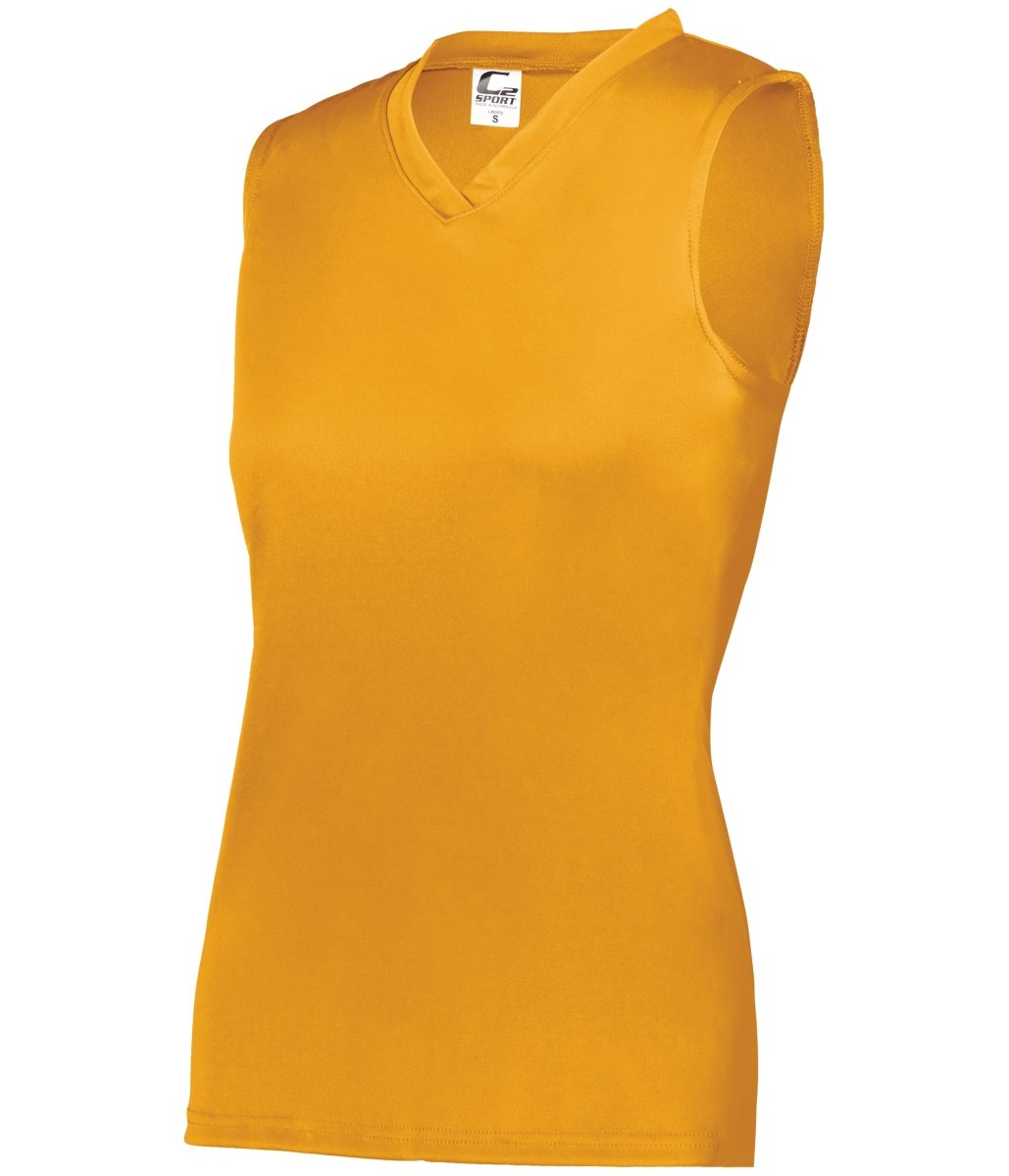 Augusta Sportswear LADIES C2 SLEEVELESS TANK 566300 GOLD S
