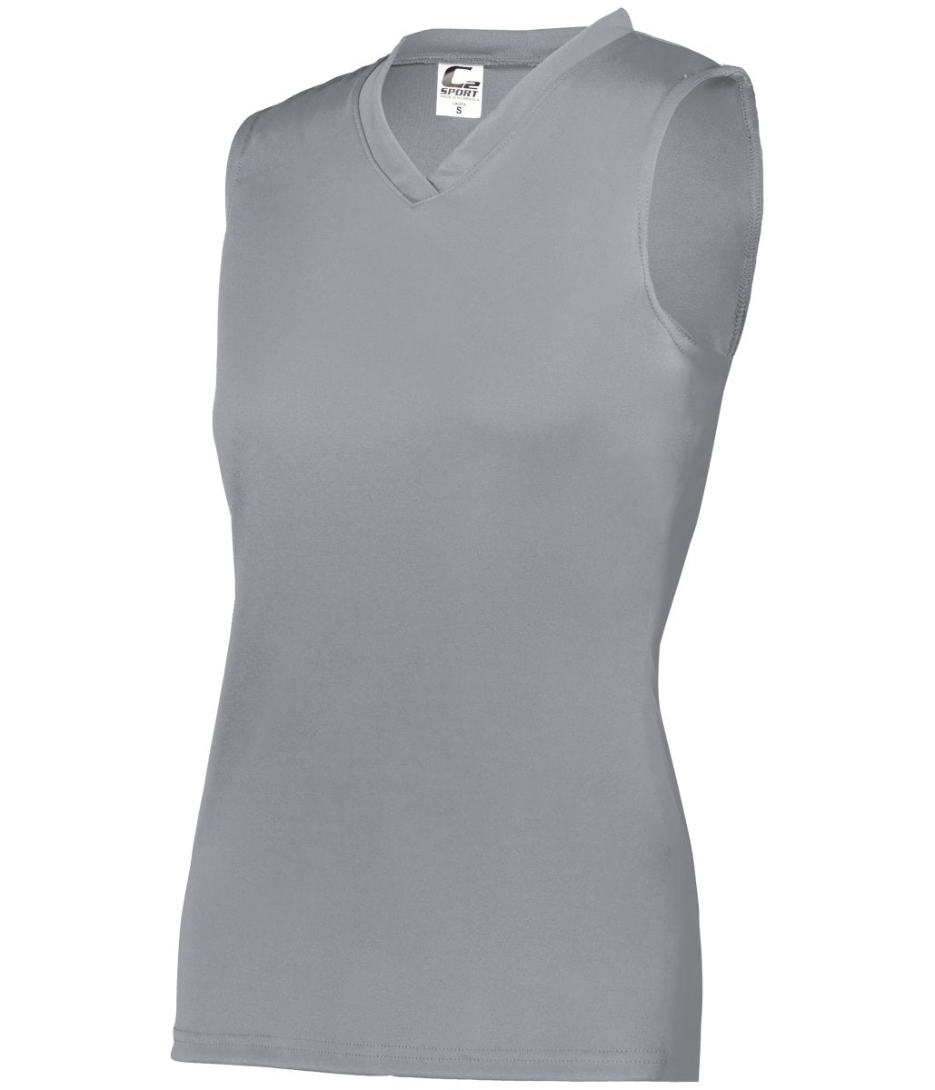 Augusta Sportswear LADIES C2 SLEEVELESS TANK 566300 GRAPHITE (BA) S
