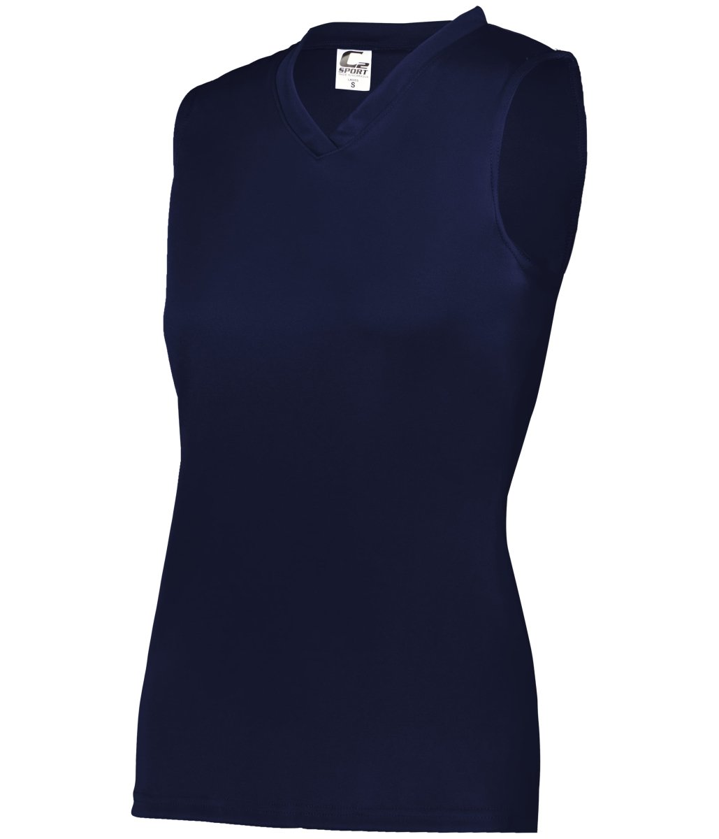 Augusta Sportswear LADIES C2 SLEEVELESS TANK 566300 NAVY (BA) S