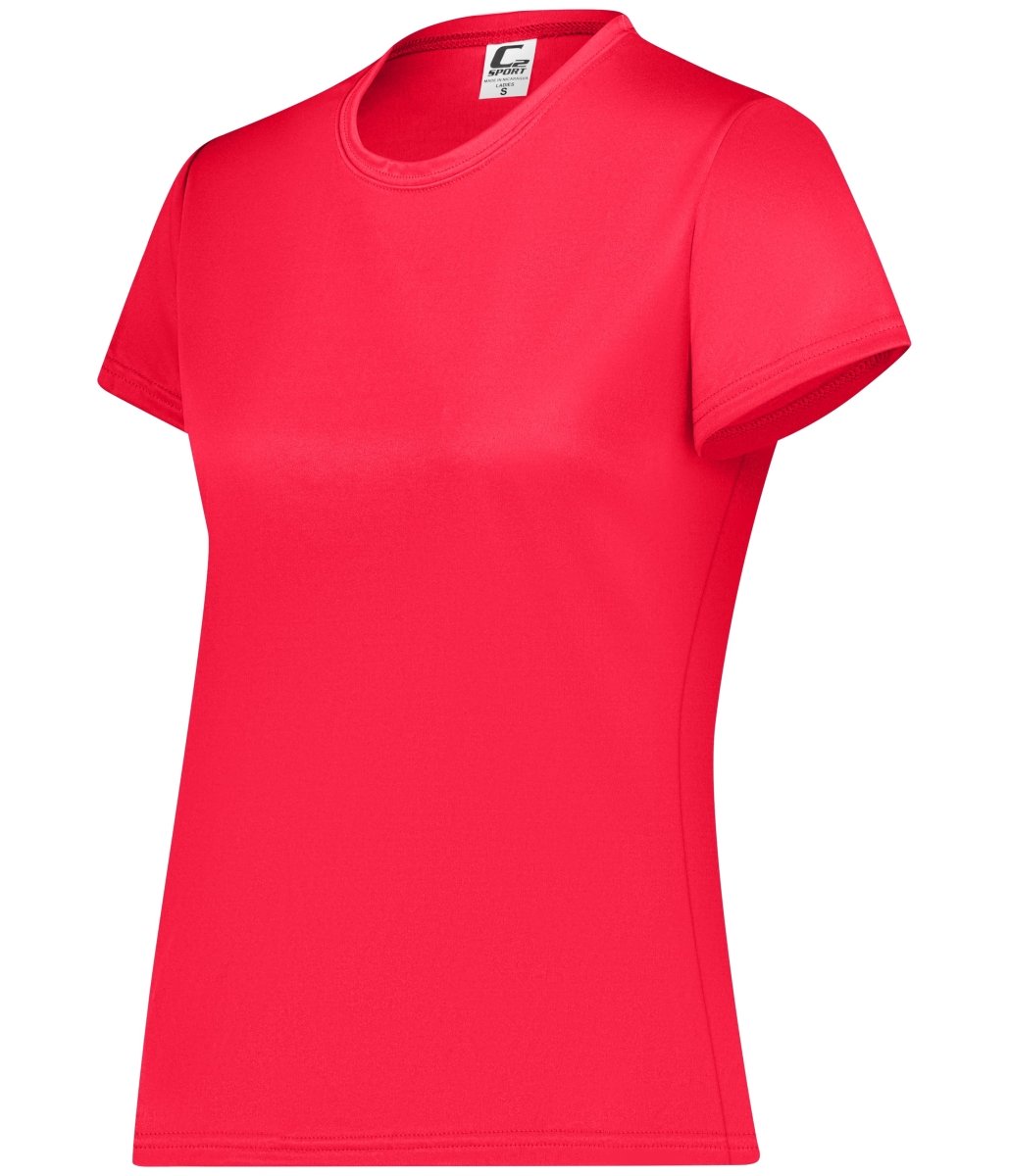 Augusta Sportswear LADIES C2 TEE 560000 HOT CORAL (BA) S