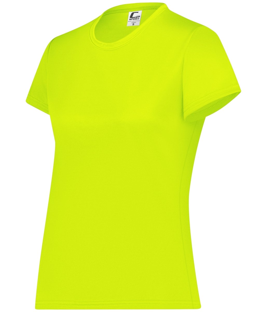 Augusta Sportswear LADIES C2 TEE 560000 SAFETY YELLOW S