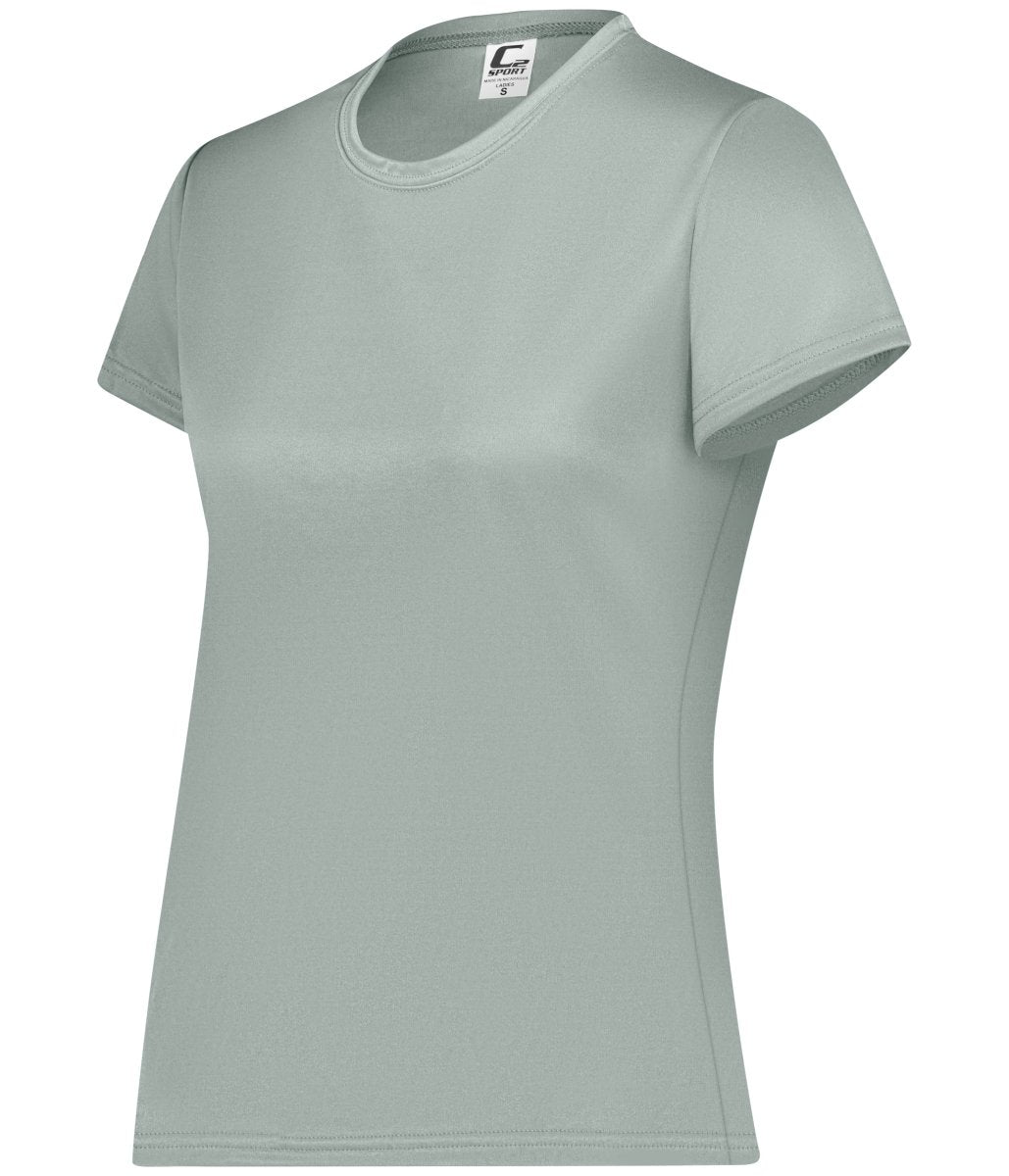Augusta Sportswear LADIES C2 TEE 560000 SILVER (BA) S